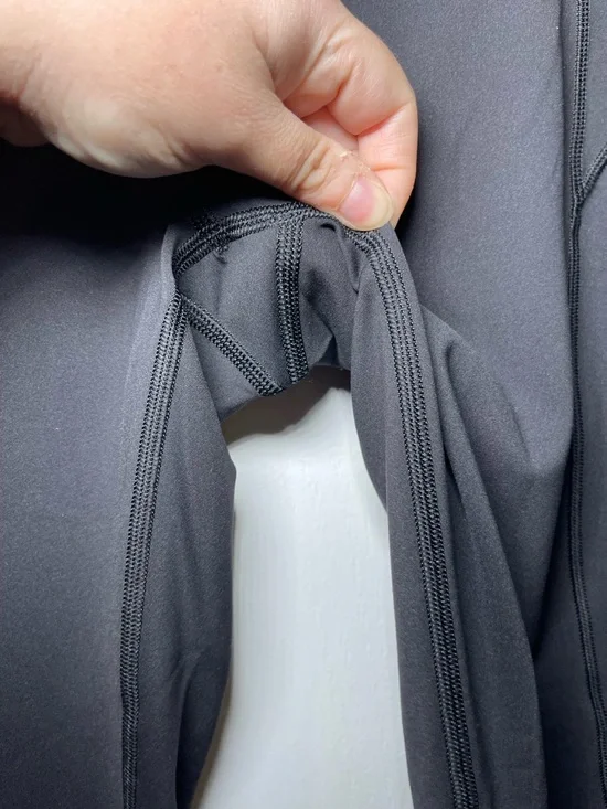 Lululemon In Movement Tight 25” Everlux Black Leggings Size 8 Ankle Length - Picture 12 of 16